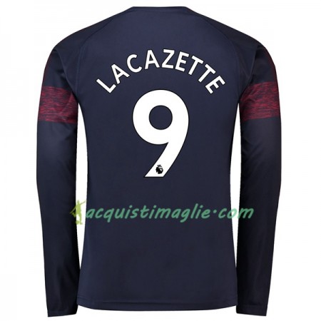 Divisa di Calcio Arsenal Lacazette 9 Trasferta 2018/2019 Manica Lunga